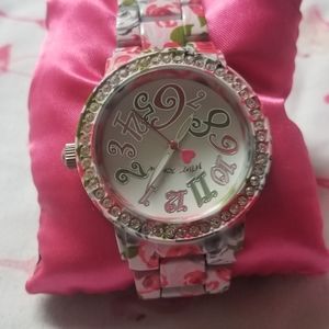 Adorable floral Betsey Johnson Watch!